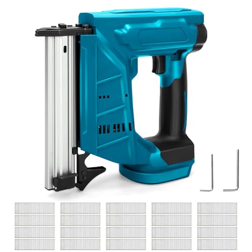 WingFly Akku Tacker Nagelpistole Kompatibel mit Makita 18V, Professional Akku-Nagler mit 2000 Nägel, Elektrotacker für DIY-Projekte in Möbeln, Tischlerei (ohne Akku) von WingFly