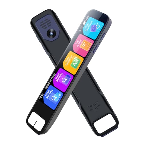 WingFly Scan Reader Pen, 134 Sprachen Scan Translator Pen, 10.2 cm Touchscreen Smart Reading Pen for Legasthenie, Elderly, Kids, Students, Offline Scan Translation for 13 Languages von WingFly