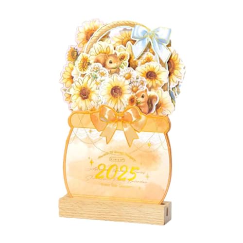 2025 Bloomy Flowers Kalender Tischkalender mit Holzsockel Stehender Monatskalender T6w6 Desktop Jahr Schule Decorati für Zuhause 2025 Bloomy Flowers Kalender Tischkalender mit Holzsockel Stehender Monatskalender T6w6 Desktop Jahr Schule Decorati für Zuhause von Winkeabuy