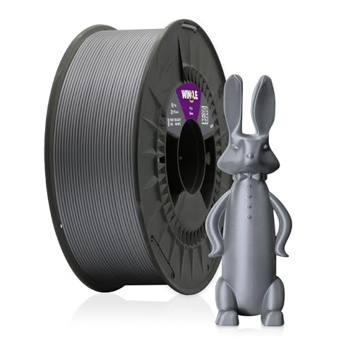 PETG Winkle Filament, 1,75 mm, Silber, 300 g von Winkle