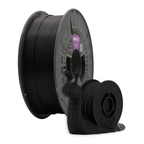 Winkle 3D850 PLA Filament 2,85 mm schwarz Azabache, Filament für 3D-Druck, Spule 1000 kg von Winkle