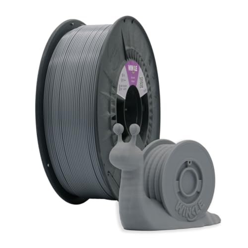 Winkle ASA-Filament, Aschgrau, Griff 2,85 mm, Filamentdruck | 3D-Drucker | 3D-Filament | Farbe Aschgrau | Rolle 1000 g von Winkle