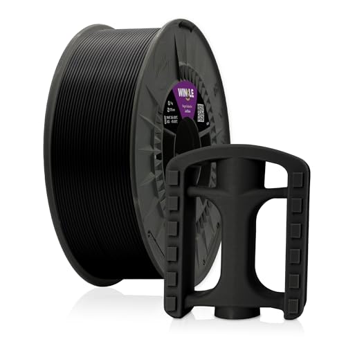 Winkle Filament Griffe, 2,85 mm, Schwarz Azabache, Filament für 3D-Druck, Spule 1000 kg von Winkle