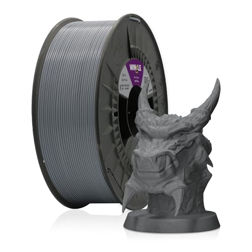 Winkle Filament PLA 3D870, 2,85 mm, Aschgrau, Filament für 3D-Druck, Spule 1000 kg von Winkle