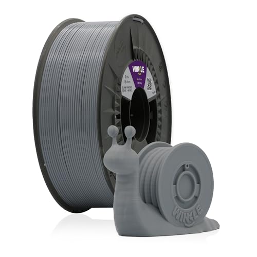 Winkle HD-Filament | Pla 1,75 mm | Filament Druck | 3D-Drucker | 3D-Filament | Aschgrau | Spule 300 g von Winkle