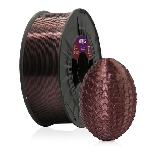 PETG Glas Winkle Filament, 1,75 mm, Rosa, 300 g, 3D-Filamente | 3D-Druck | Rolle 300 g von Winkle