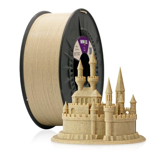 Winkle PLA Desert Sand | Pla 1,75 mm | Filament Druck | 3D-Drucker | 3D-Filament | Farbe Desert Sand | Spule 1000 g von Winkle