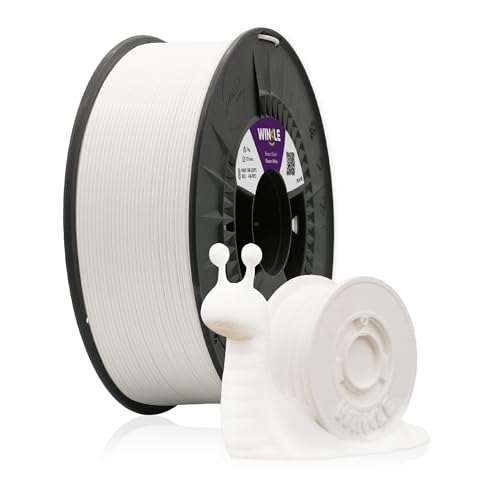 Winkle PLA-Filament | PLA 2,85 mm | Filamentdruck | 3D-Drucker | 3D-Filament | Glacier White | Spule 1000 g von Winkle