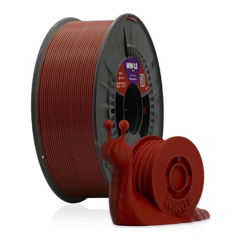 Winkle PLA Filament | Pla 1,75 mm | Filament Druck | 3D-Drucker | 3D-Filament | Mahagonibraun | Spule 1000 g von Winkle