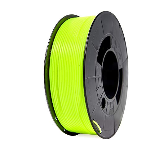 Winkle Fluoreszierendes PLA HD-Filament, 1,75 mm, Gelb, 1 kg, 3D-Filament, 3D-Druck, Rolle mit 1 kg von Winkle
