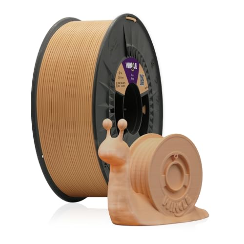 Winkle PLA Filament | Pla 1,75 mm | Filamentdruck | 3D-Drucker | 3D-Filament | Lederbraun | Spule 1000 g von Winkle