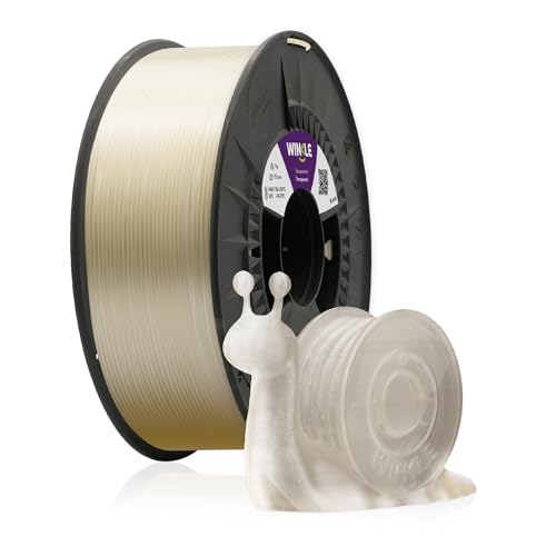 Winkle PLA Filament | Pla 1,75 mm | Filamentdruck | 3D-Drucker | 3D-Filament | Transparente Farbe | Spule 1000 g von Winkle