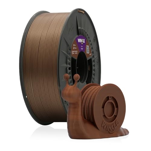 Winkle PLA-Filament | Pla 2,85 mm | Filamentdruck | 3D-Drucker | 3D-Filament | Kupferfarbe | Spule 1000 g von Winkle