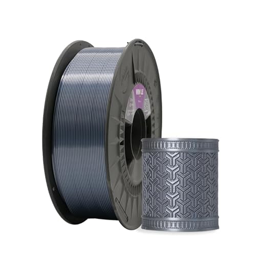 Winkle PLA-Filament SILK Mercury | Pla 1,75 mm | Filament Print | 3D-Drucker | 3D-Filament | Farbe Mercury | Spule 300 g von Winkle
