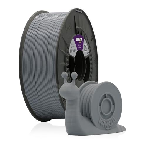 WINKLE PLA HD Filament 2.85mm Aschgrau, 1kg Spule, 3D Drucker Filament Kompatibel mit FDM Druckern, 3D-Druckmaterialien, Maßgenauigkeit +/- 0.05mm, Bioabbaubar Leicht zu Bedrucken WINKLE PLA HD Filament 2.85mm Aschgrau, 1kg Spule, 3D Drucker Filament Kompatibel mit FDM Druckern, 3D-Druckmaterialien, Maßgenauigkeit +/- 0.05mm, Bioabbaubar Leicht zu Bedrucken von WINKLE FEED YOUR PRINTER