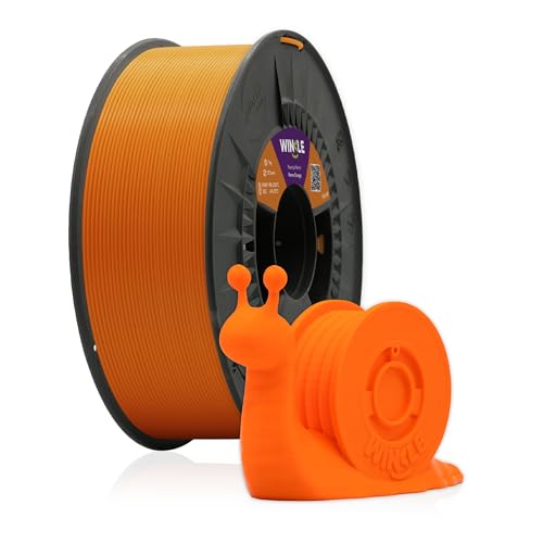 WINKLE PLA HD Filament 1.75mm Nemo Orange, 300g Spule, 3D Drucker Filament Kompatibel mit FDM Druckern, 3D-Druckmaterialien, Maßgenauigkeit +/- 0.05mm, Bioabbaubar Leicht zu Bedrucken WINKLE PLA HD Filament 1.75mm Nemo Orange, 300g Spule, 3D Drucker Filament Kompatibel mit FDM Druckern, 3D-Druckmaterialien, Maßgenauigkeit +/- 0.05mm, Bioabbaubar Leicht zu Bedrucken von WINKLE FEED YOUR PRINTER