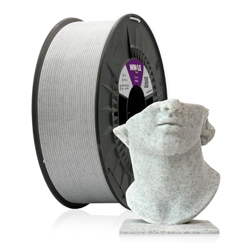 Winkle PLA Light Marble Filament | Pla 1,75 mm | Filament Druck | 3D-Drucker | 3D-Filament | Marmorfarbe | Spule 1000 g von Winkle