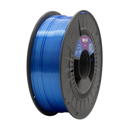 Winkle PLA SILK Blue Steel Filament | Pla 1,75 mm | Filament Print | 3D-Drucker | 3D-Filament | Farbe Blue Steel | Spule 1000 g von Winkle