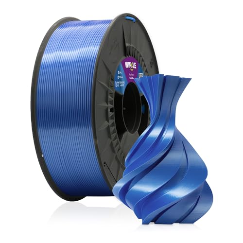 PLA-Seiden-Filament (Seide) Winkle 1,75 mm, Blau, 1 kg von Winkle