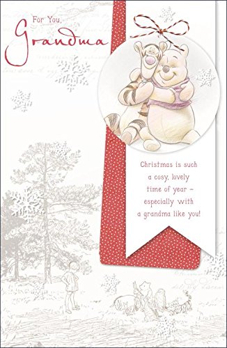 Winnie the Pooh Weihnachtskarte für die Oma von Winnie the Pooh