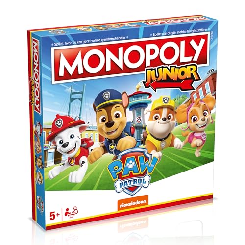Monopoly Junior - Paw Patrol (DA/SE) (WIN5411) von Winning Moves