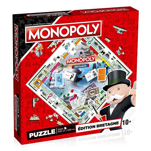 Winning Moves - Brasilianisches Monopoly-Puzzle – 1000 Teile – französische Version von Winning Moves