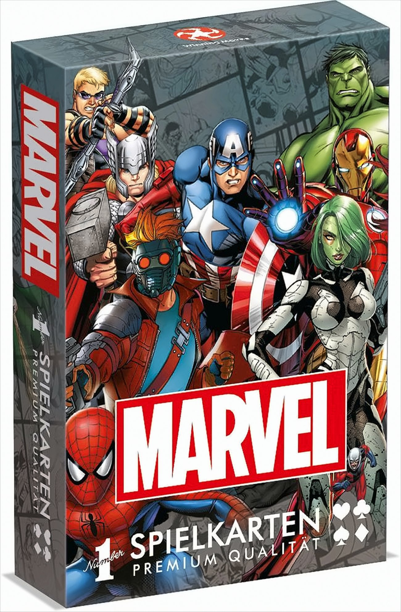 Winning Moves - Number 1 Spielkarten - Marvel Universe von Winning Moves