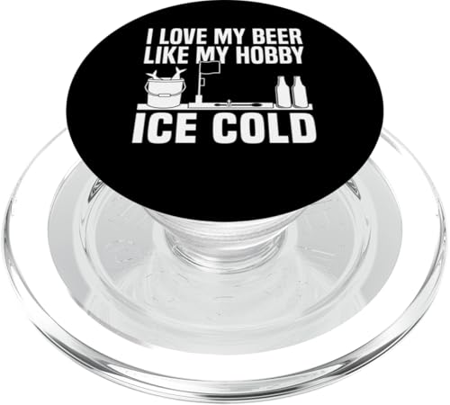 I Love My Beer Like My Hobby Ice Cold Ice Fishing PopSockets PopGrip für MagSafe I Love My Beer Like My Hobby Ice Cold Ice Fishing PopSockets PopGrip für MagSafe von Winter Eisfischen Sport Designs Idee Fischer