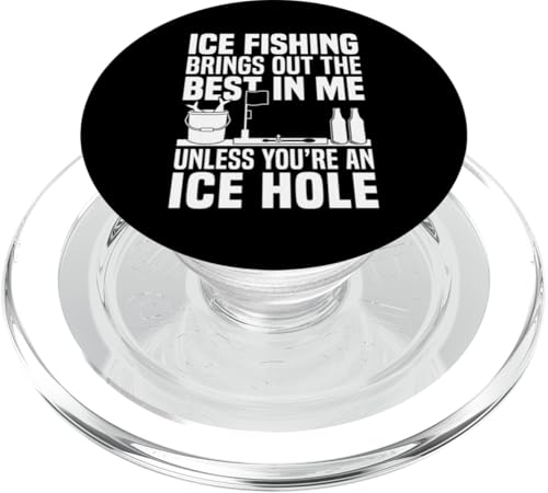 Ice Fishing Brings Out The Best In Me PopSockets PopGrip für MagSafe Ice Fishing Brings Out The Best In Me PopSockets PopGrip für MagSafe von Winter Eisfischen Sport Designs Idee Fischer