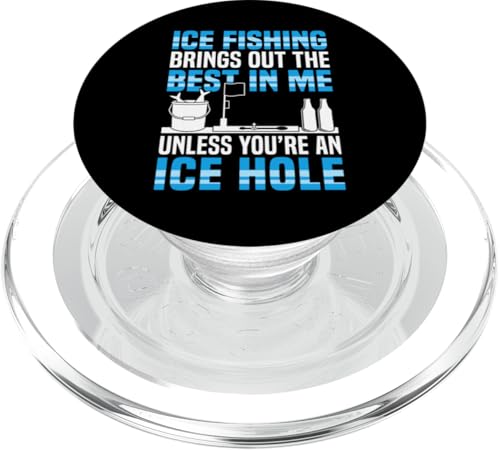 Ice Fishing Brings Out The Best In Me PopSockets PopGrip für MagSafe Ice Fishing Brings Out The Best In Me PopSockets PopGrip für MagSafe von Winter Eisfischen Sport Designs Idee Fischer