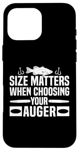 Size Matters When Choosing Your Auger Ice Fishing Hülle für iPhone 16 Pro Max Size Matters When Choosing Your Auger Ice Fishing Hülle für iPhone 16 Pro Max von Winter Eisfischen Sport Designs Idee Fischer