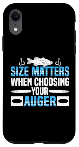 Size Matters When Choosing Your Auger Ice Fishing Hülle für iPhone XR Size Matters When Choosing Your Auger Ice Fishing Hülle für iPhone XR von Winter Eisfischen Sport Designs Idee Fischer