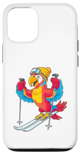 Buntes Papageien-Ski-Abenteuer Winterspaß Hülle für iPhone 12/12 Pro Buntes Papageien-Ski-Abenteuer Winterspaß Hülle für iPhone 12/12 Pro von Winter Snow Animals