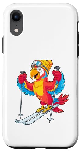 Buntes Papageien-Ski-Abenteuer Winterspaß Hülle für iPhone XR von Winter Snow Animals
