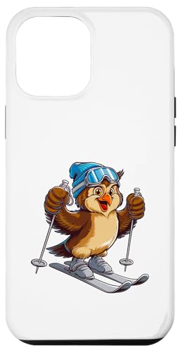 Lustiger Ski-Eulen-Charakter im Wintersport Hülle für iPhone 12 Pro Max von Winter Snow Animals