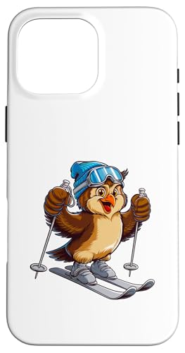 Lustiger Ski-Eulen-Charakter im Wintersport Hülle für iPhone 16 Pro Max Lustiger Ski-Eulen-Charakter im Wintersport Hülle für iPhone 16 Pro Max von Winter Snow Animals