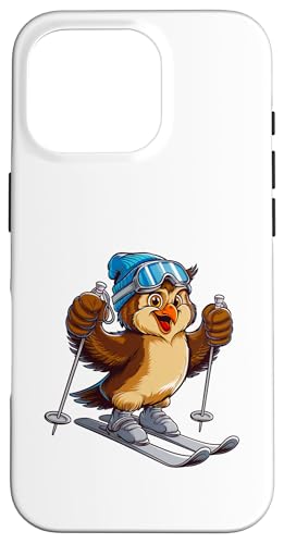 Lustiger Ski-Eulen-Charakter im Wintersport Hülle für iPhone 16 Pro Lustiger Ski-Eulen-Charakter im Wintersport Hülle für iPhone 16 Pro von Winter Snow Animals