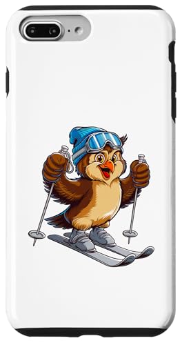 Lustiger Ski-Eulen-Charakter im Wintersport Hülle für iPhone 7 Plus/8 Plus Lustiger Ski-Eulen-Charakter im Wintersport Hülle für iPhone 7 Plus/8 Plus von Winter Snow Animals