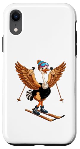 Lustiges Cartoon-Straußen-Ski-Abenteuer Hülle für iPhone XR Lustiges Cartoon-Straußen-Ski-Abenteuer Hülle für iPhone XR von Winter Snow Animals