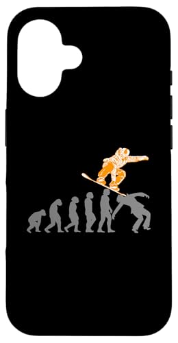 EVOLUTION SNOWBOARDER SNOWBOARDING downhill SNOWBOARD SPORT Hülle für iPhone 16 EVOLUTION SNOWBOARDER SNOWBOARDING downhill SNOWBOARD SPORT Hülle für iPhone 16 von Winter Sport und Freizeit Outdoor Geschenk Zubehör