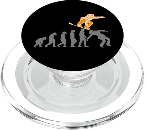 EVOLUTION SNOWBOARDER SNOWBOARDING downhill SNOWBOARD SPORT PopSockets PopGrip für MagSafe EVOLUTION SNOWBOARDER SNOWBOARDING downhill SNOWBOARD SPORT PopSockets PopGrip für MagSafe von Winter Sport und Freizeit Outdoor Geschenk Zubehör