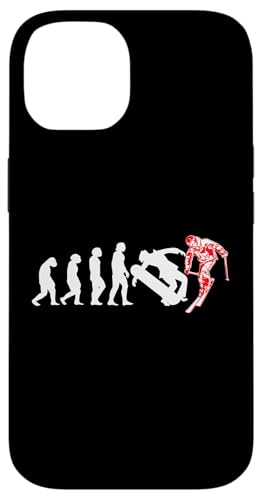 Evolution Ski Downhill Berg Skifahren Snowboard Skifahrer Hülle für iPhone 14 Evolution Ski Downhill Berg Skifahren Snowboard Skifahrer Hülle für iPhone 14 von Winter Sport und Freizeit Outdoor Geschenk Zubehör