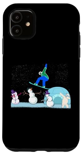 SNOWBOARDER SNOWBOARDING downhill SNOWBOARD Schneemann SPORT Hülle für iPhone 11 SNOWBOARDER SNOWBOARDING downhill SNOWBOARD Schneemann SPORT Hülle für iPhone 11 von Winter Sport und Freizeit Outdoor Geschenk Zubehör
