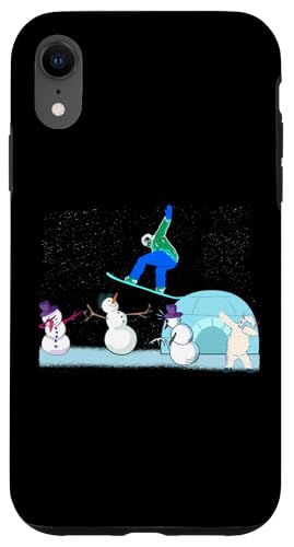 SNOWBOARDER SNOWBOARDING downhill SNOWBOARD Schneemann SPORT Hülle für iPhone XR SNOWBOARDER SNOWBOARDING downhill SNOWBOARD Schneemann SPORT Hülle für iPhone XR von Winter Sport und Freizeit Outdoor Geschenk Zubehör