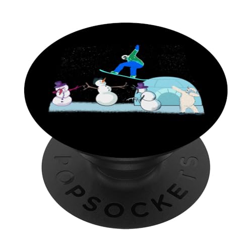SNOWBOARDER SNOWBOARDING downhill SNOWBOARD Schneemann SPORT PopSockets Klebender PopGrip SNOWBOARDER SNOWBOARDING downhill SNOWBOARD Schneemann SPORT PopSockets Klebender PopGrip von Winter Sport und Freizeit Outdoor Geschenk Zubehör