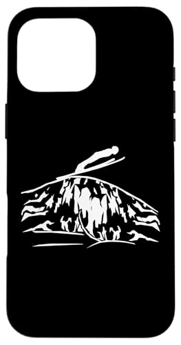Skispinger Skispringen Ski Skiern Skifahren Wintersport fun Hülle für iPhone 16 Pro Max von Winter Sport und Freizeit Outdoor Geschenk Zubehör