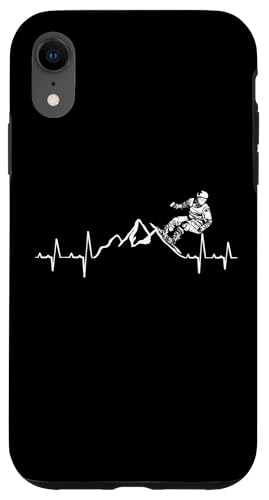 Snowboarding Snowboarders fun Herzschlag Snowboard Hülle für iPhone XR Snowboarding Snowboarders fun Herzschlag Snowboard Hülle für iPhone XR von Winter Sport und Freizeit Outdoor Geschenk Zubehör