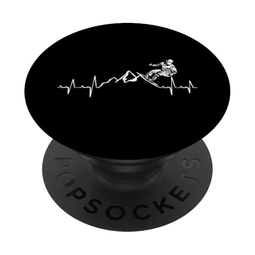 Snowboarding Snowboarders fun Herzschlag Snowboard PopSockets Klebender PopGrip Snowboarding Snowboarders fun Herzschlag Snowboard PopSockets Klebender PopGrip von Winter Sport und Freizeit Outdoor Geschenk Zubehör