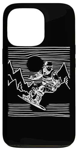 Snowboarding Snowboarders fun Kunst Snowboard Hülle für iPhone 13 Pro von Winter Sport und Freizeit Outdoor Geschenk Zubehör