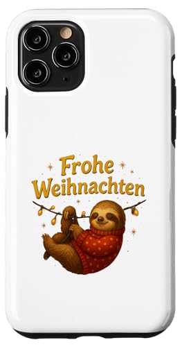 Frohe Weihnachten Faultier Design mit Lichterkette Hülle für iPhone 11 Pro Frohe Weihnachten Faultier Design mit Lichterkette Hülle für iPhone 11 Pro von Winterzauber by C.B.L.